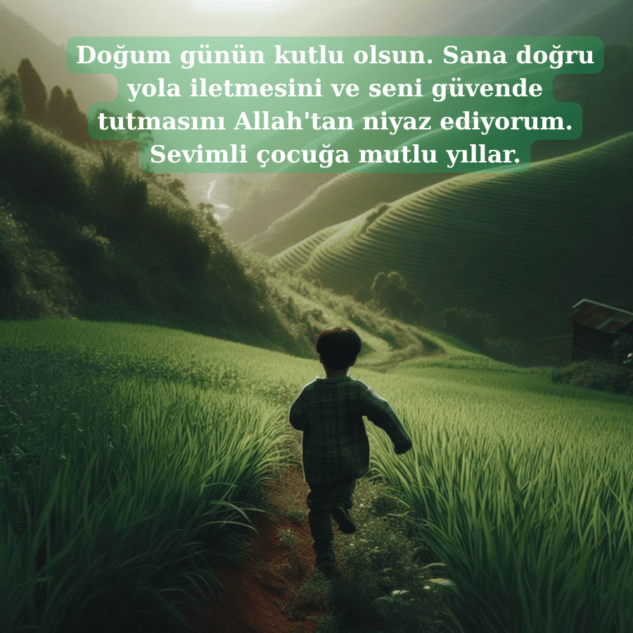 Çocuklara Özel Doğum Günü Mesajları