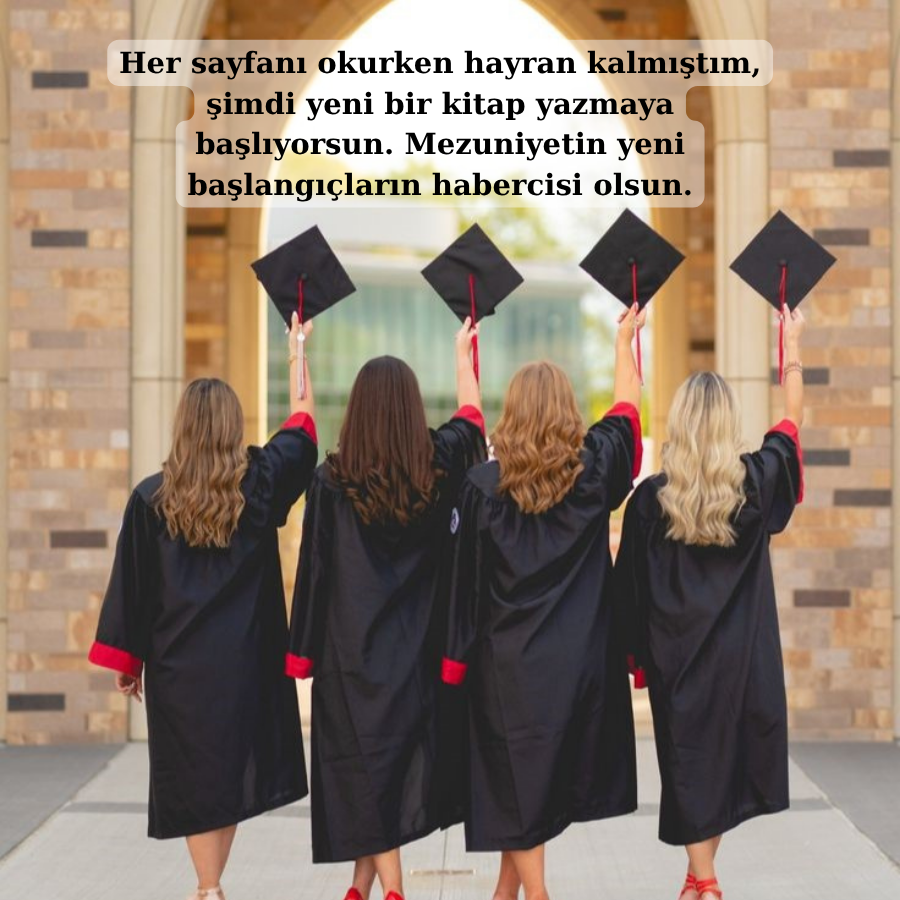Kız Arkadaşa Mezuniyet Mesajları